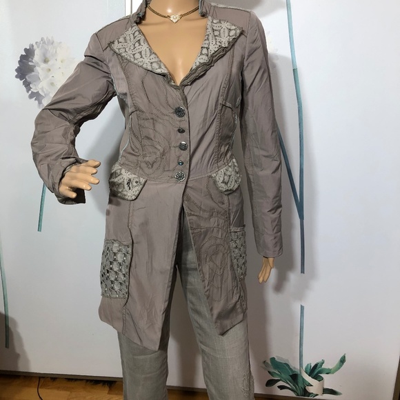 Fancy long grey jacket - Picture 1 of 11